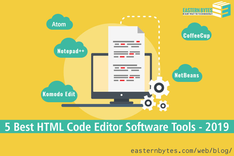 5 Best HTML Code Editor Software Tools - 2019